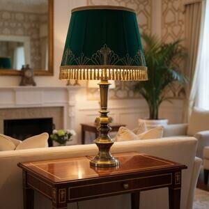 Vintage Stiffel Brass Table Lamp Candlestick-Hollywood Regency-Mid Century Light